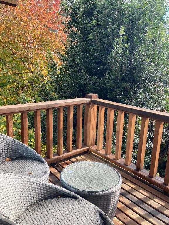 Balkon oz. terasa v nastanitvi Das Gästehaus, Pucón, Hostels high rating