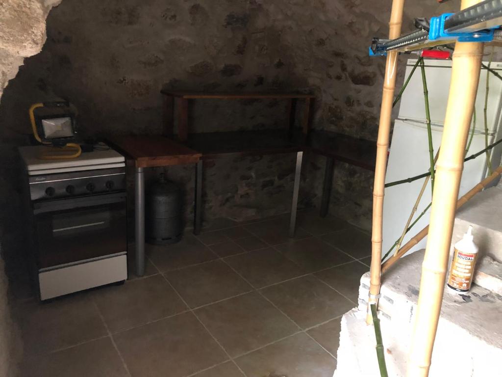 Kuchyň nebo kuchyňský kout v ubytování Cambrassa