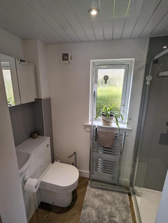 Koupelna v ubytování En-suite double room with private entrance