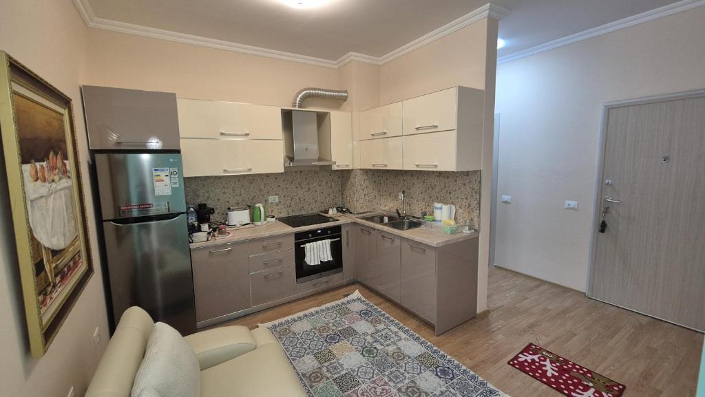 Kuchyň nebo kuchyňský kout v ubytování Aurora appartment