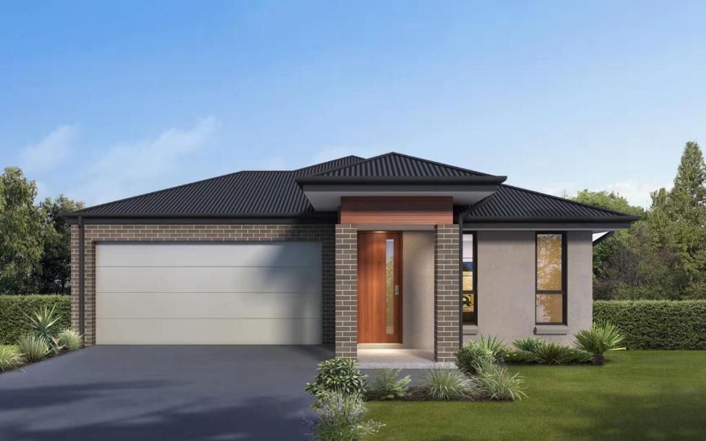 a rendering of a house with a garage at Queen Bed Guest Room in Brand New House in Leppington