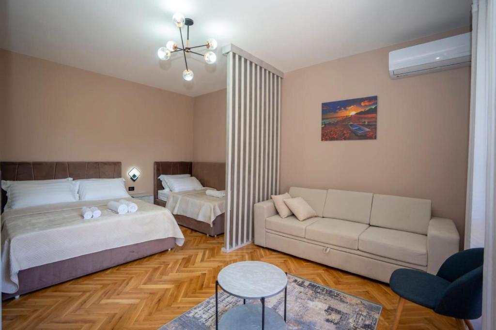 Postel nebo postele na pokoji v ubytování Hotel Pepe