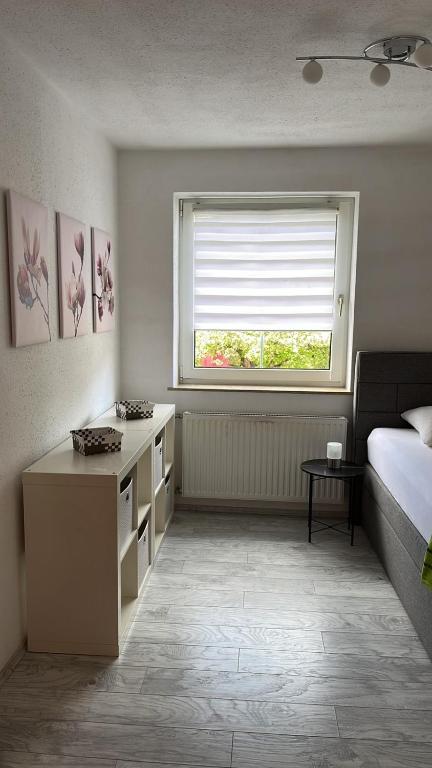 Postel nebo postele na pokoji v ubytování Charmantes Ferienhaus - Velden