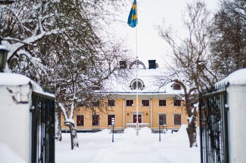 Söderfors Herrgård v zimě