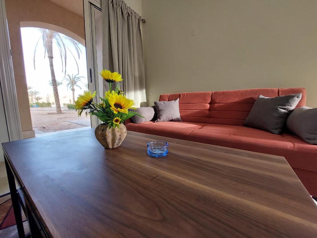 Posezení v ubytování Las Cabanas Apartment