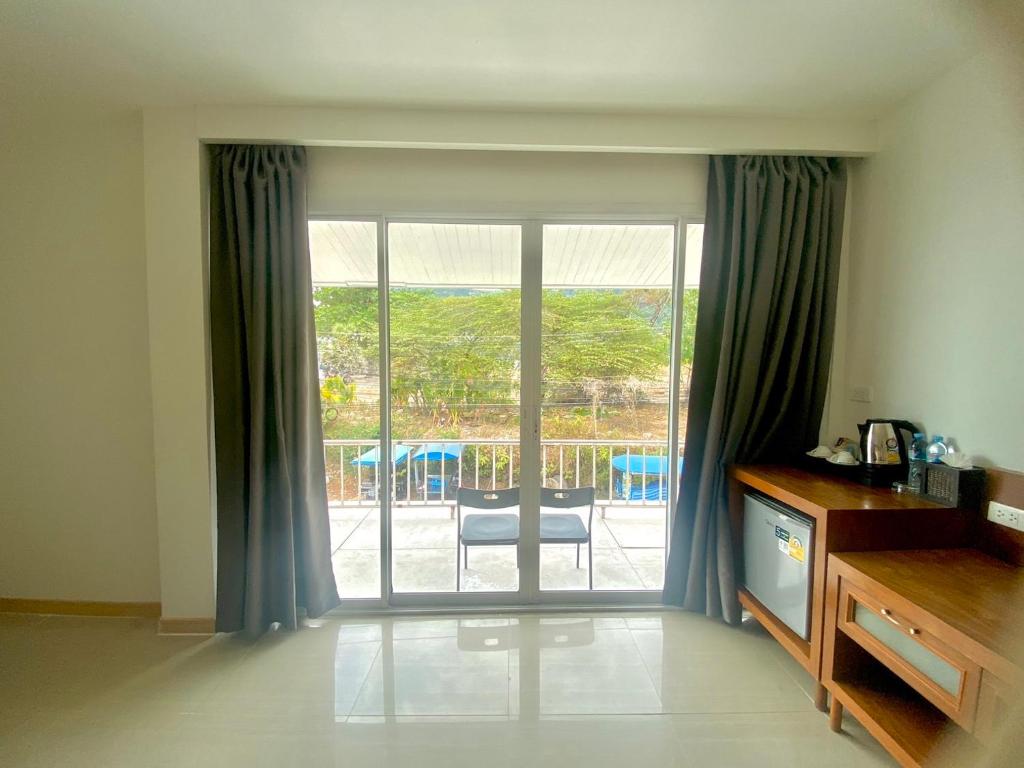 Balkón nebo terasa v ubytování Vbeach Resort
