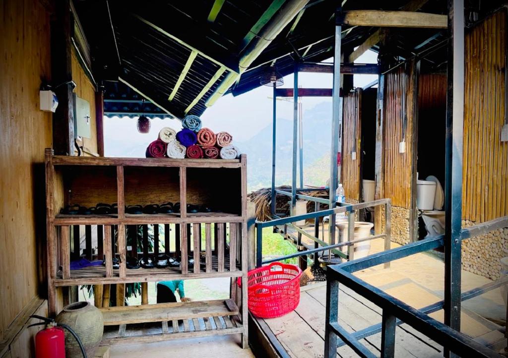 Balkón nebo terasa v ubytování Du Gia Panorama Ecologde