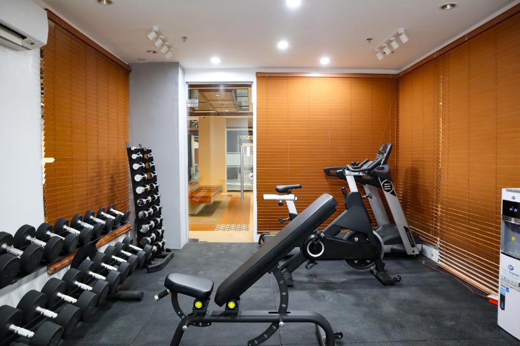 Fitness centrum a/nebo fitness zařízení v ubytování Mandarin Bay Resort and Spa