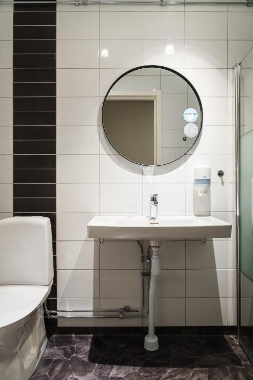 Koupelna v ubytování Comfort Hotel Skellefteå