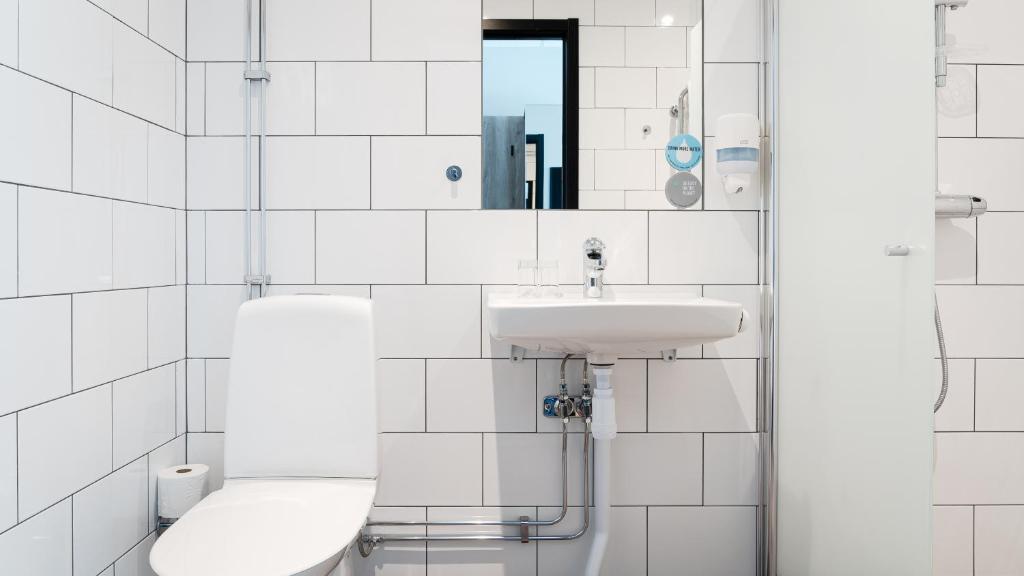 Koupelna v ubytování Comfort Hotel Skellefteå