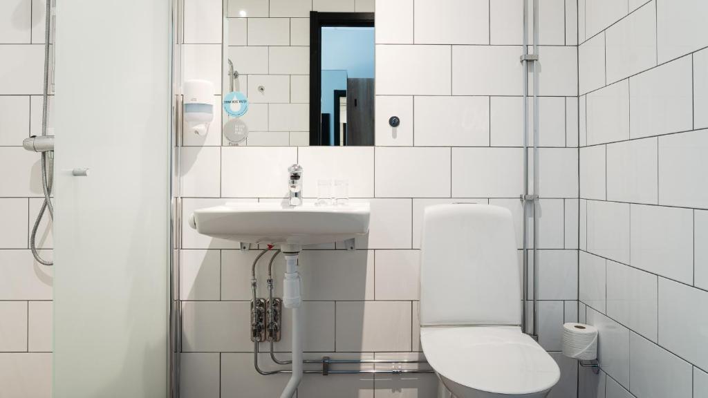 Koupelna v ubytování Comfort Hotel Skellefteå