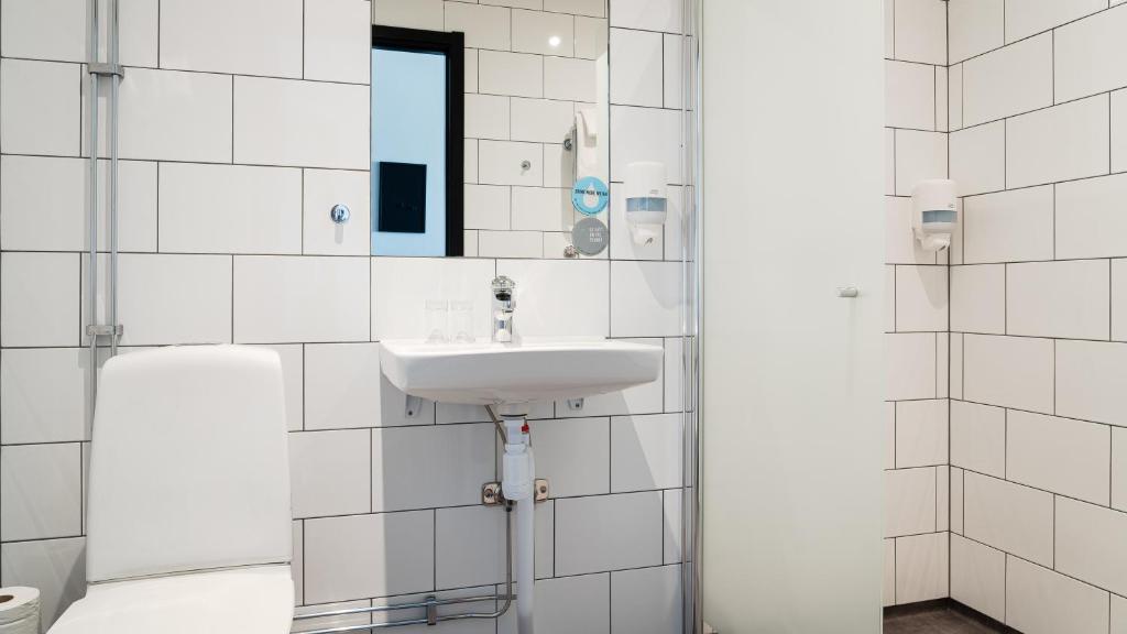 Koupelna v ubytování Comfort Hotel Skellefteå