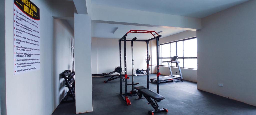 Fitness centrum a/nebo fitness zařízení v ubytování The Hills View