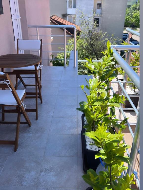 Balkón nebo terasa v ubytování Apartman Scepanovic