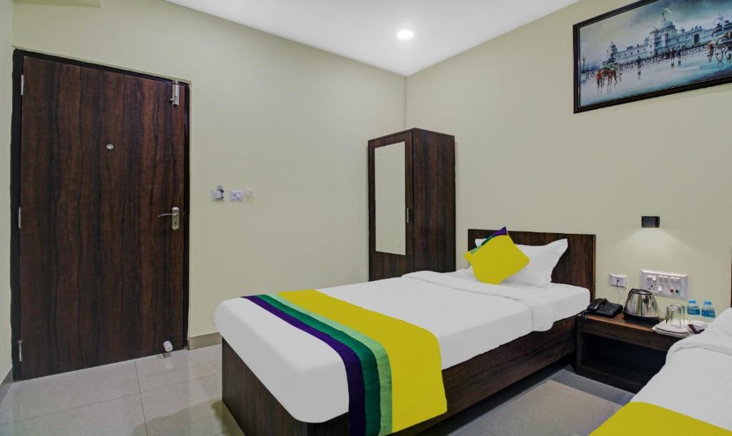 Postel nebo postele na pokoji v ubytování Hotel Park Central
