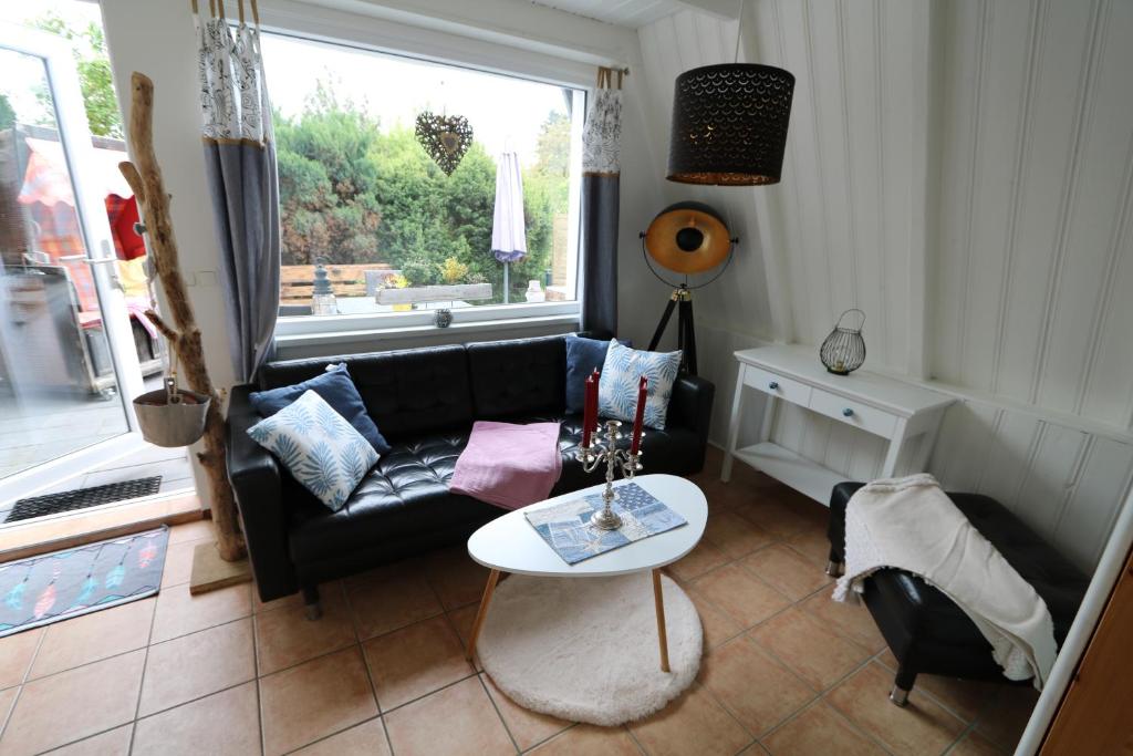 Posezení v ubytování Ferienhaus nähe Warnemünde