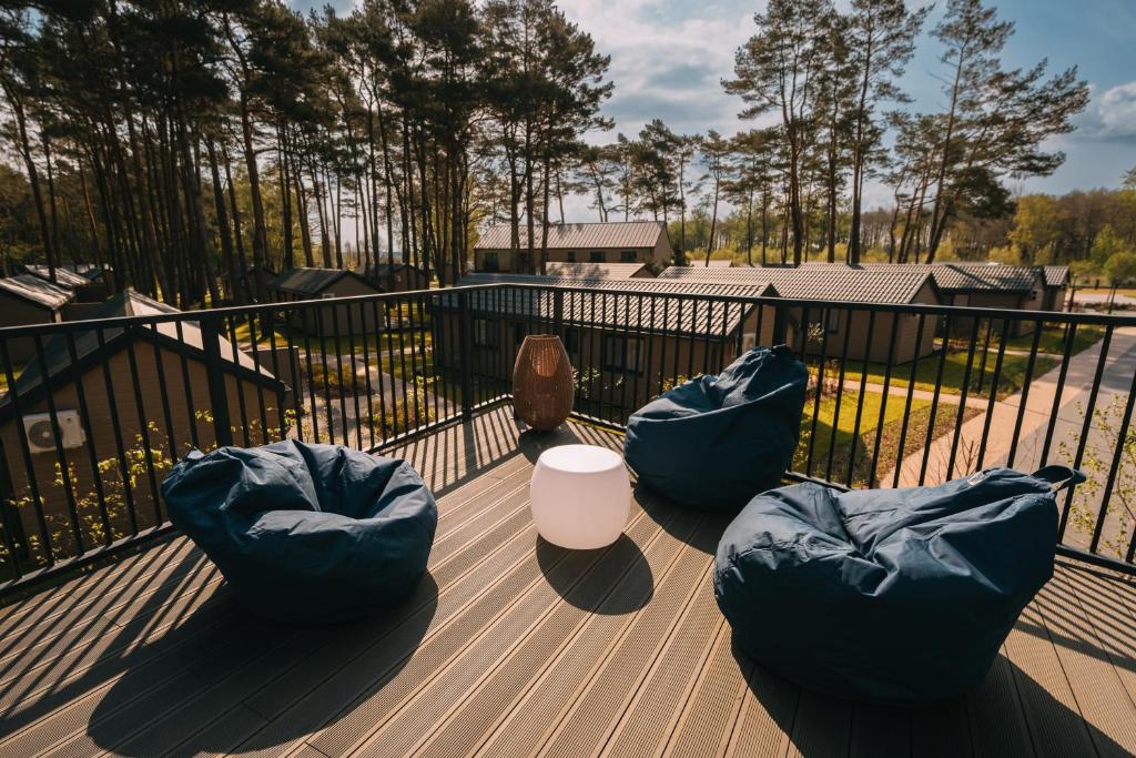 Balkón nebo terasa v ubytování Folga Resort