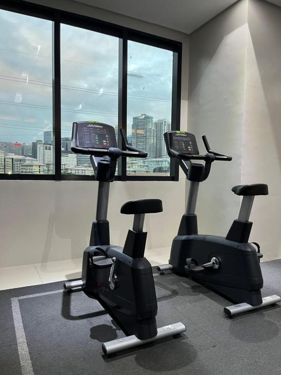 Fitness centrum a/nebo fitness zařízení v ubytování Hotel101 - Fort