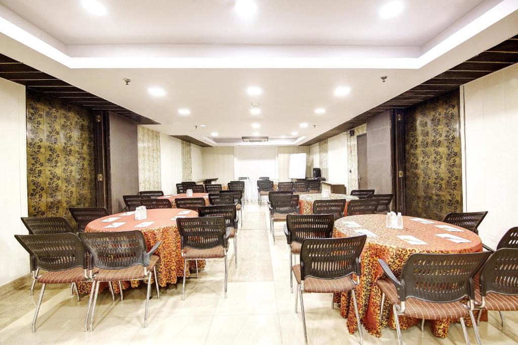 Posezení v ubytování Hotel Good Times New Delhi