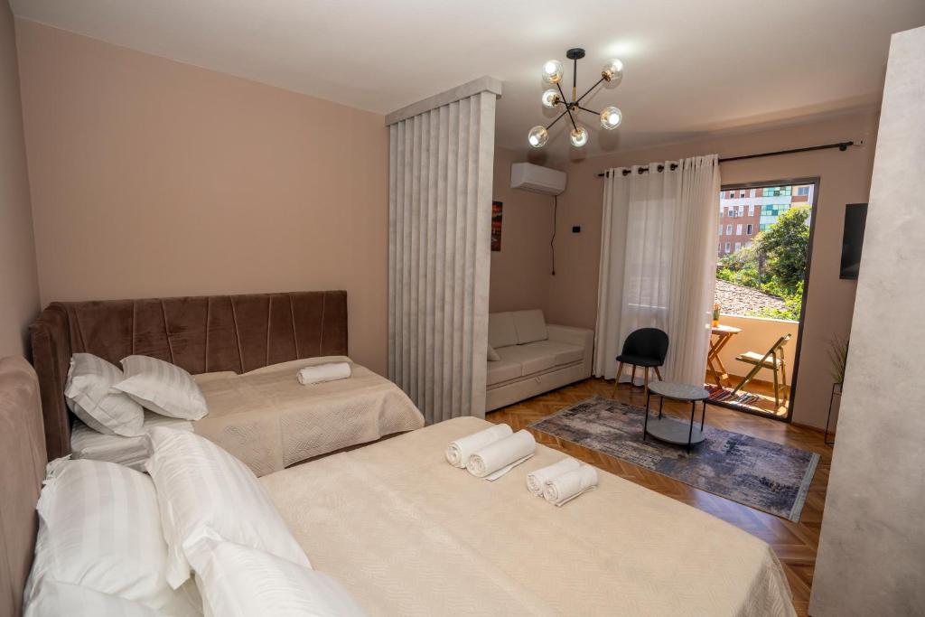 Postel nebo postele na pokoji v ubytování Hotel Pepe