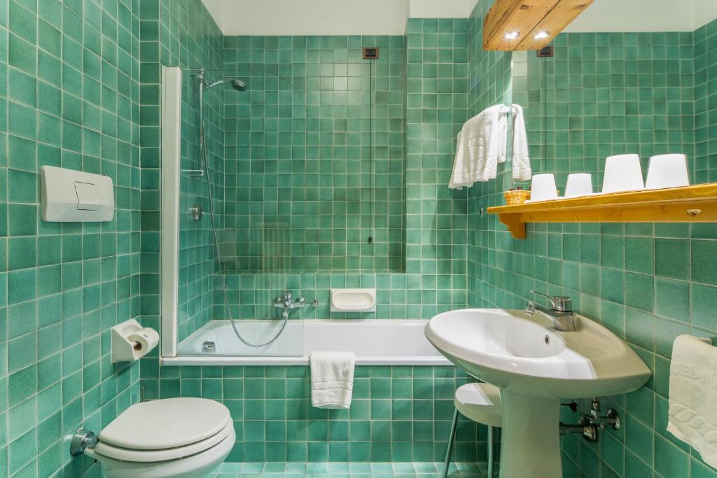 Ванная комната в Hotel Menardi