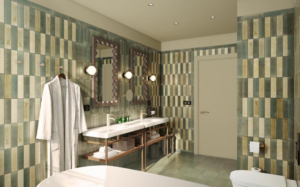 Koupelna v ubytování Hotel Gounod Fully Renovated