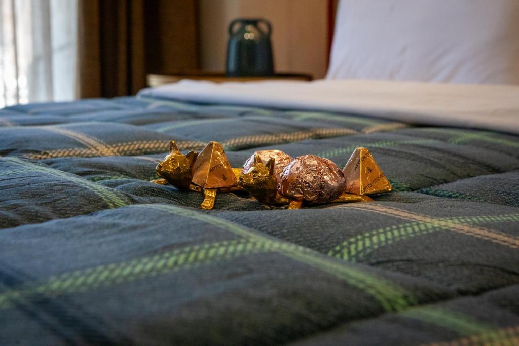 Postel nebo postele na pokoji v ubytování Art Hotel Aronos