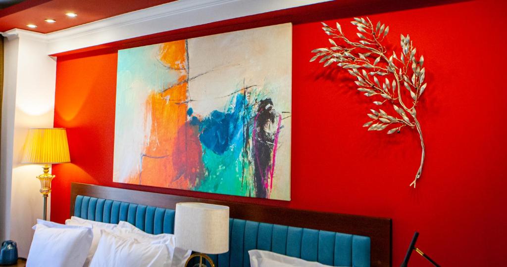 Posezení v ubytování Art Hotel Aronos