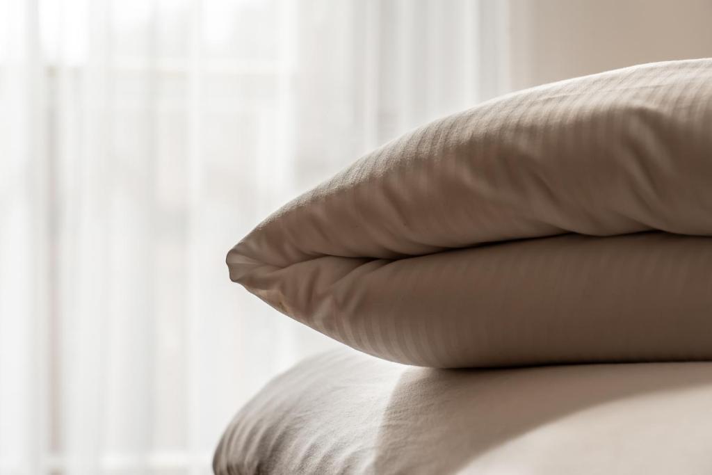 Łóżko lub łóżka w pokoju w obiekcie Apartment Misalt