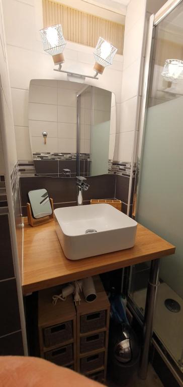 Kúpeľňa v ubytovaní Appartement 4-6 pers proche centre village