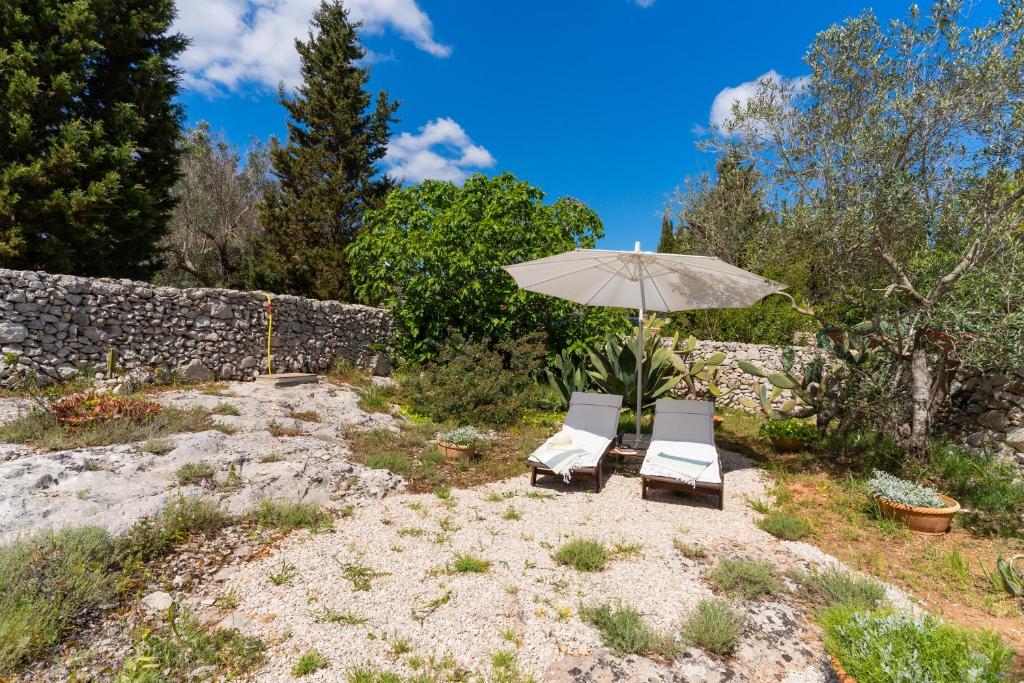 A garden outside La Pajara de la Urpe