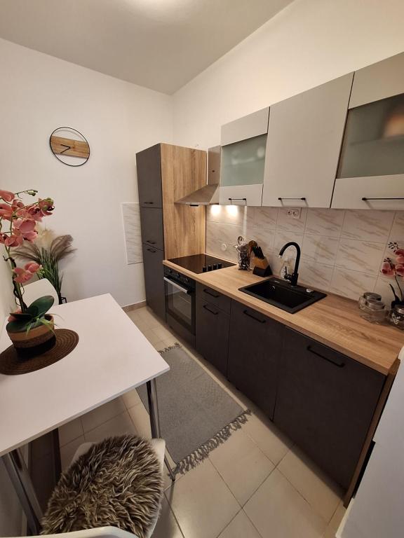 Kuchyňa alebo kuchynka v ubytovaní Apartman Valeria