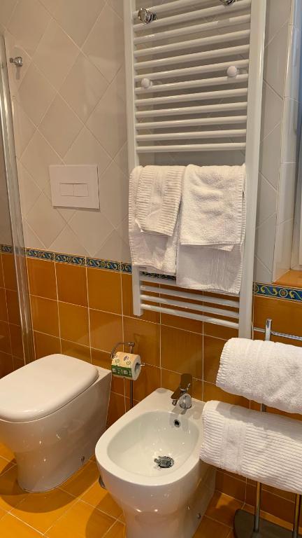 Kúpeľňa v ubytovaní villa verde sul mare