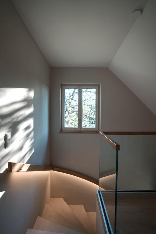Postel nebo postele na pokoji v ubytování Traumhaftes Ferienhaus am Lateinberg - 8455 Eibiswald Südsteiermark