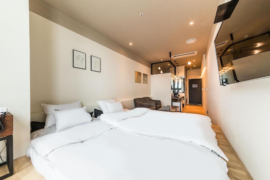 H Avenue Hotel Gwangalli branch - Quarto Duplo Estilo Coreano Com Vista Mar