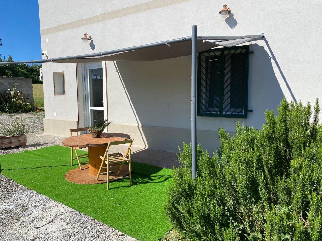Zahrada ubytování Residenza Rogiò