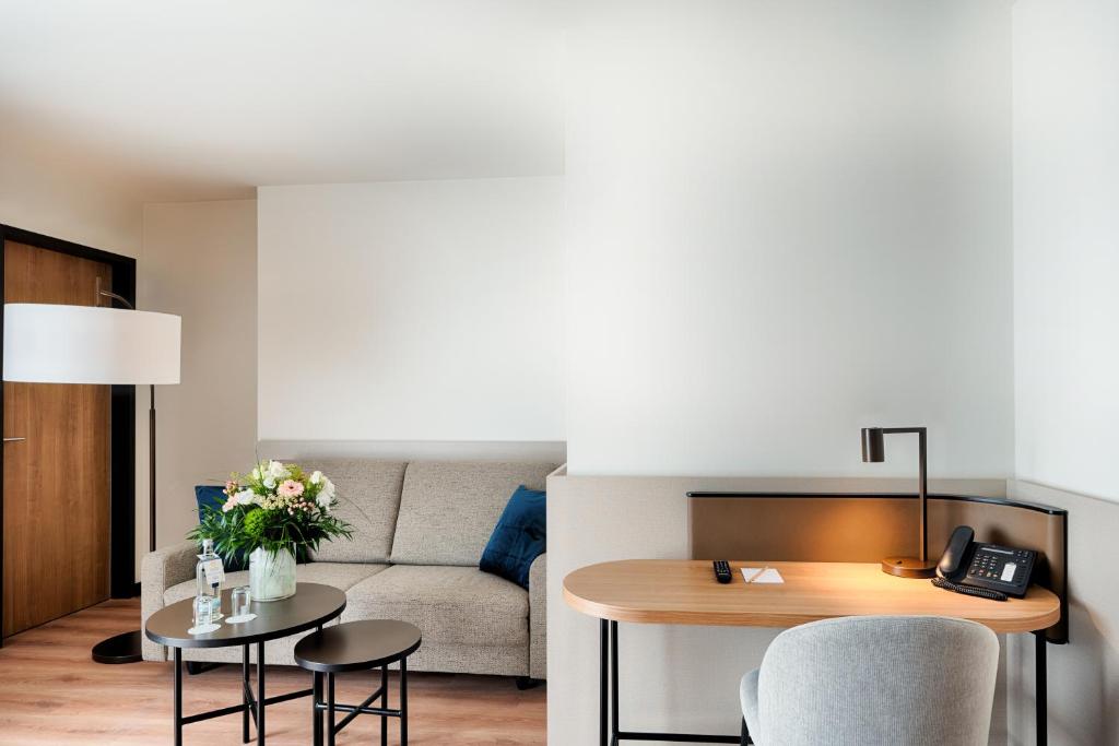 Posezení v ubytování Welcome Hotel Darmstadt City Center