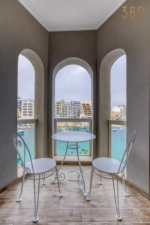 One of a kind, 1BR seafront home in St Julians by 360 Estates