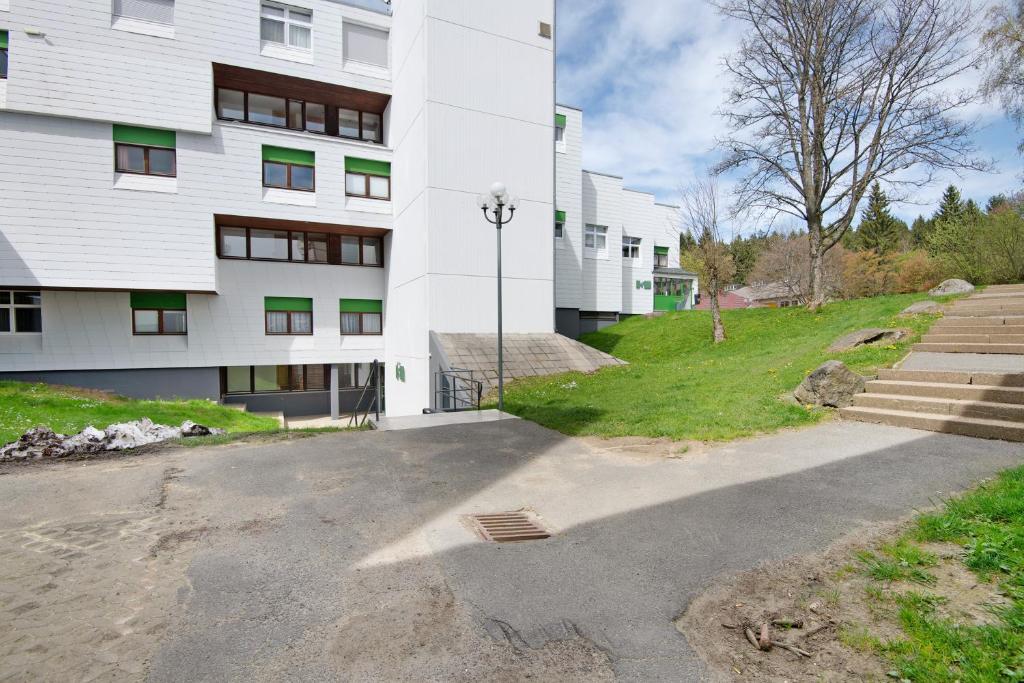Budova, kde se apartmán nachází