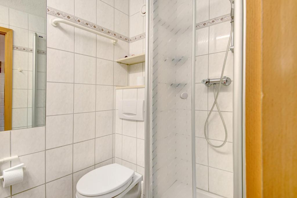 Koupelna v ubytování Ferienappartement Waldgenuss
