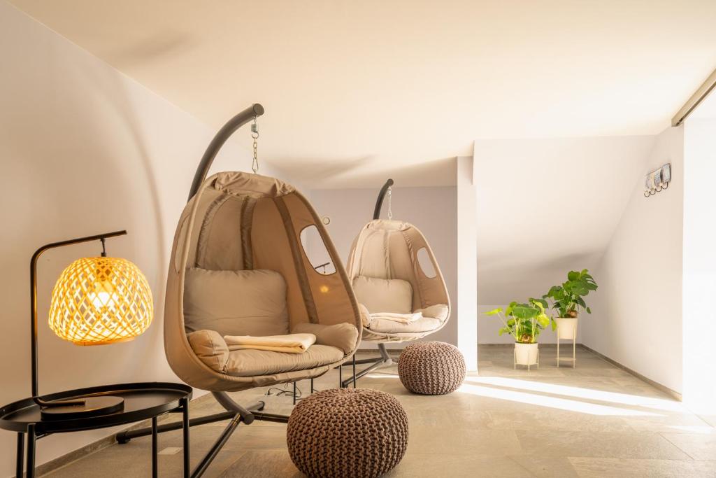 Posezení v ubytování SOLTHUS Hotel&SPA