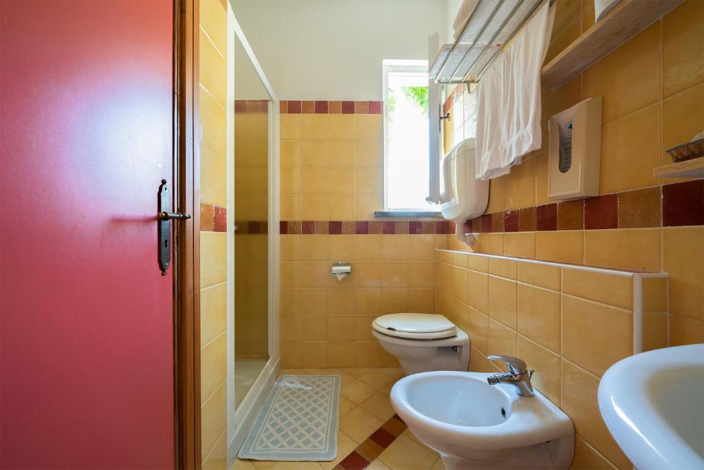 Koupelna v ubytování Hotel Marconi