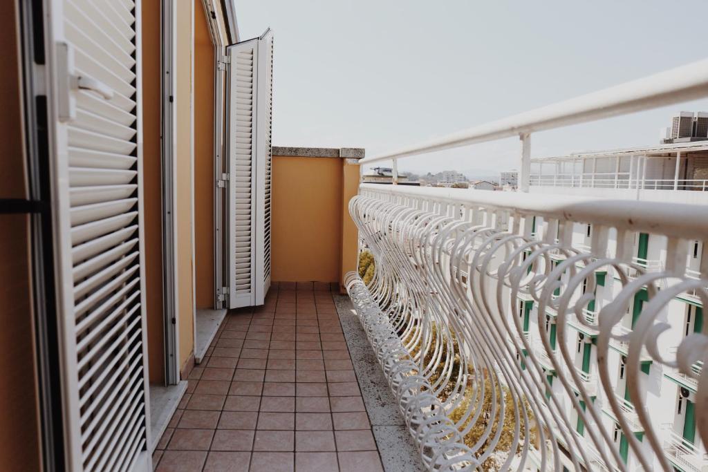 Balkón nebo terasa v ubytování Hotel Marconi