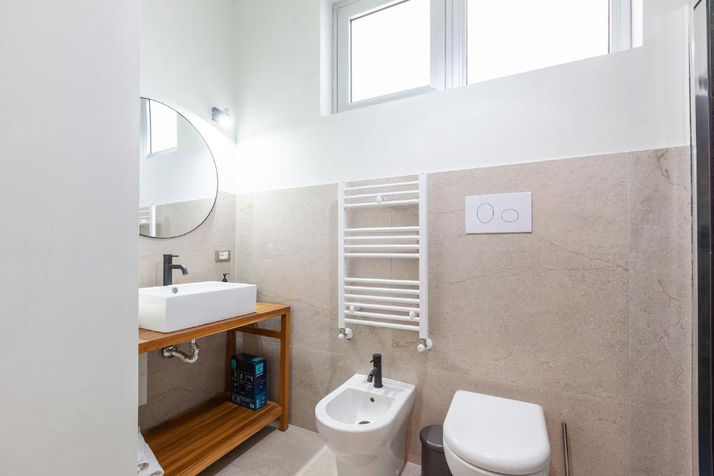 Koupelna v ubytování Malva Rooms