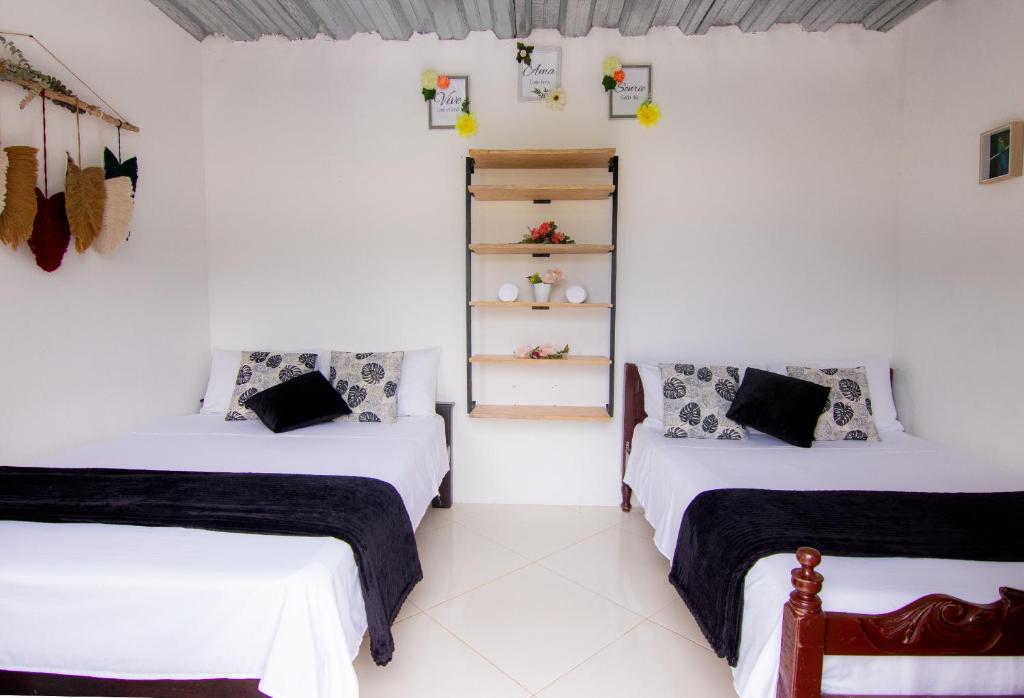 Casa Viva Alojamiento Rural - 家庭双人房
