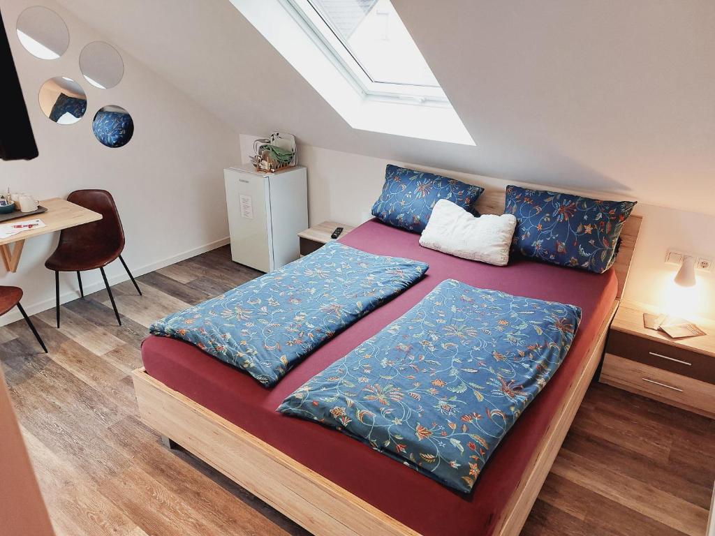 Postel nebo postele na pokoji v ubytování Gästezimmer Busch