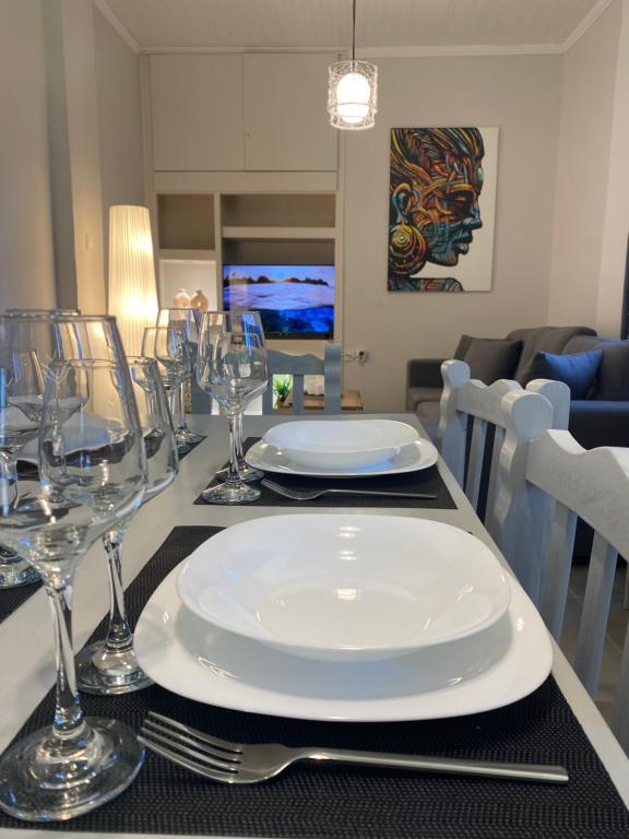 TV a/nebo společenská místnost v ubytování Diamond Suite