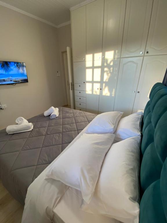 Postel nebo postele na pokoji v ubytování Diamond Suite