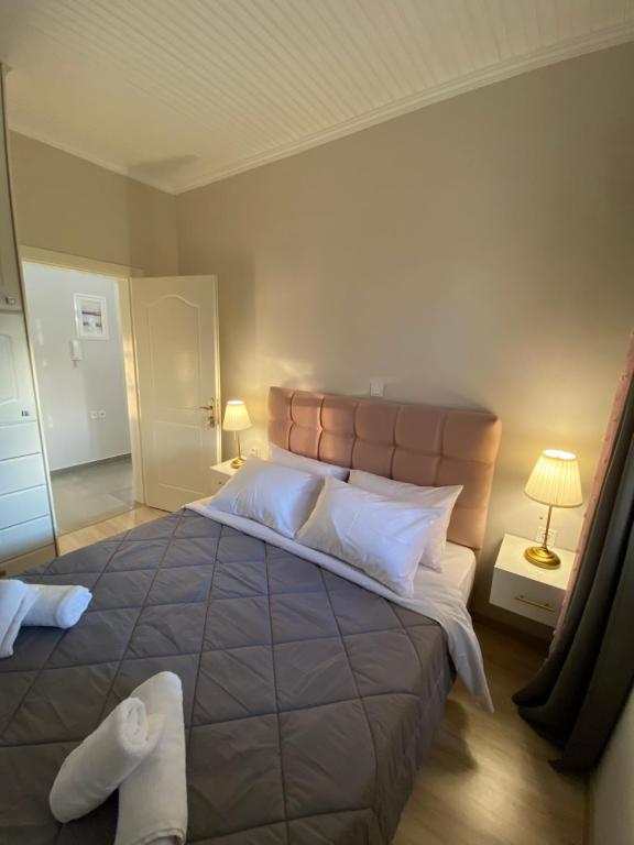 Postel nebo postele na pokoji v ubytování Diamond Suite