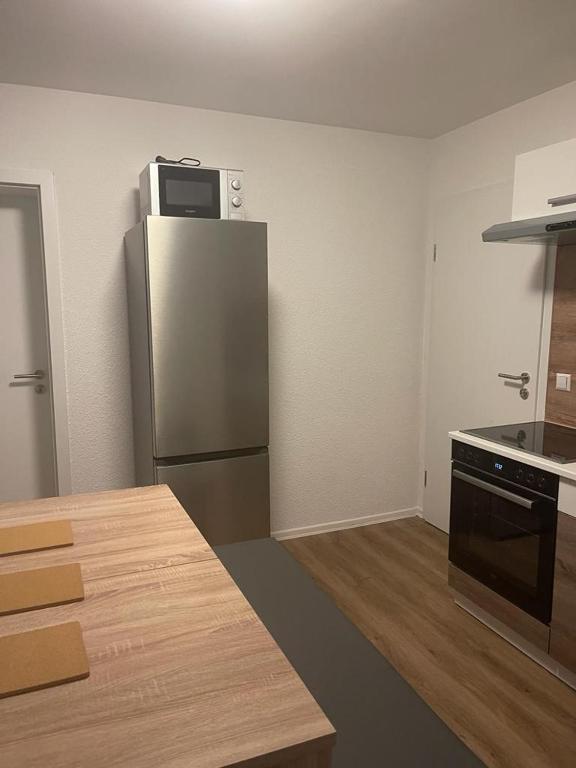 Köök või kööginurk majutusasutuses Hotel Weibertreu